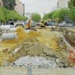 El paso soterrado de Bueno Monreal entra en las fases finales de su construcción