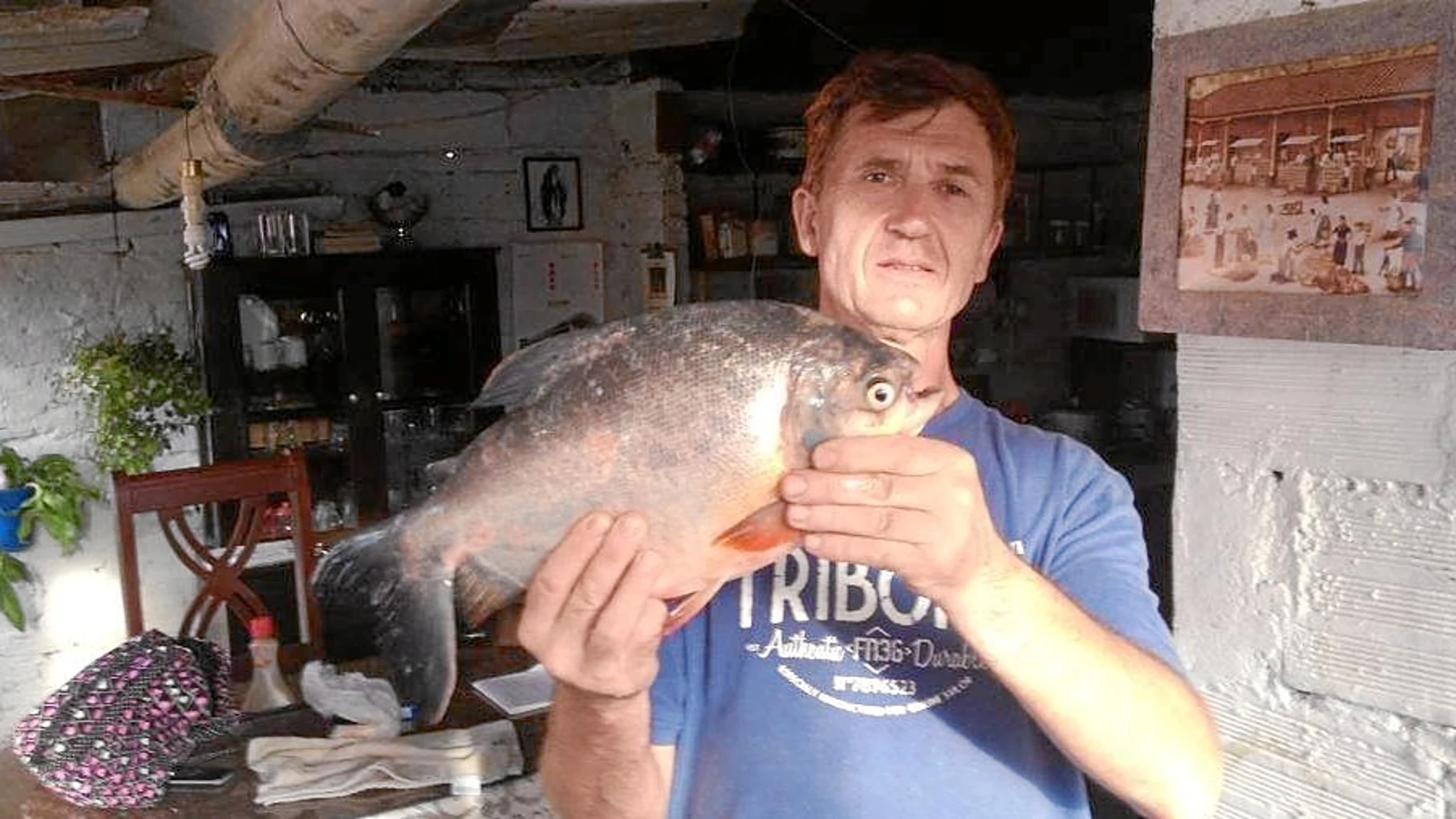 Magentí, de 60 años, compartía en su perfil de la red social Facebook numerosas fotos de pesca