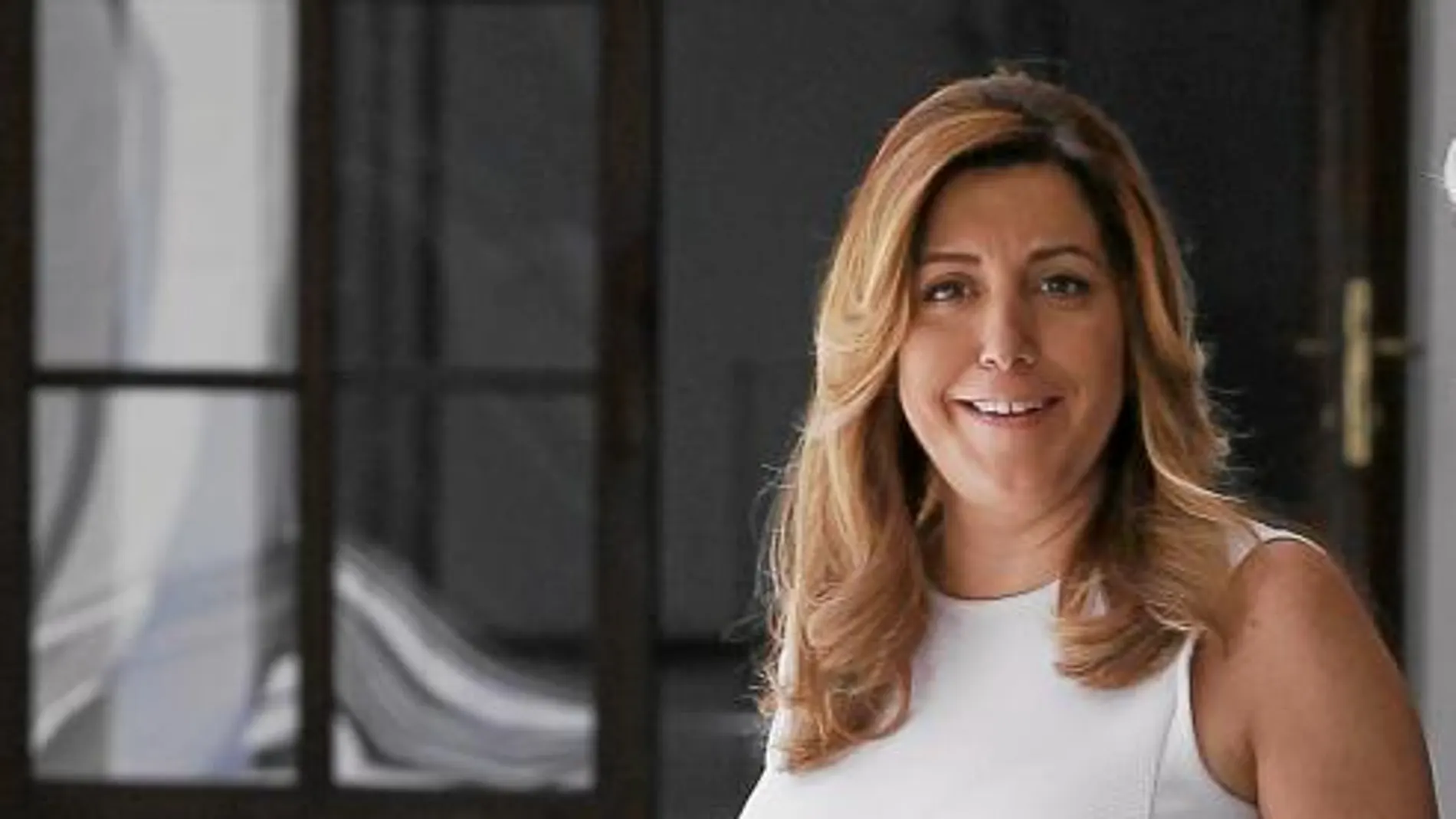 La presidenta de la Junta, días antes de dar a luz a su primer hijo