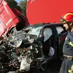  Fallecen dos personas en un accidente de tráfico en Fuentes de Oñoro