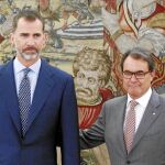 El Rey y Artur Mas