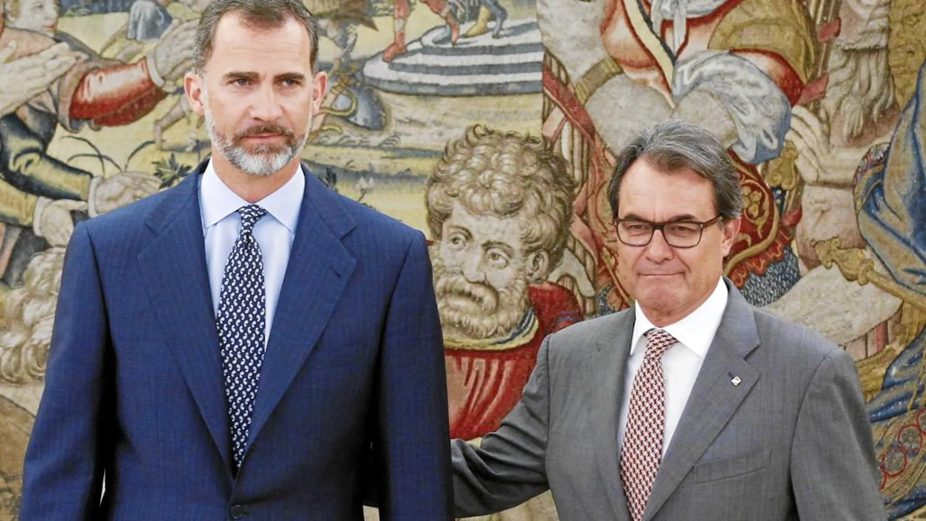 El Rey y Artur Mas