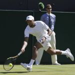 El francés Jo-Wilfried Tsonga