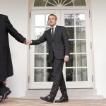 Emmanuel Macron y Donald Trump dieron ayer muestras de su sintonía personal durante su encuentro en la Casa Blanca