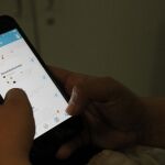 Una usuaria utilizando Periscope