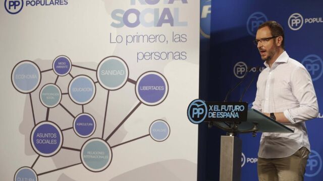 El vicesecretario general de Sectorial del PP, Javier Maroto