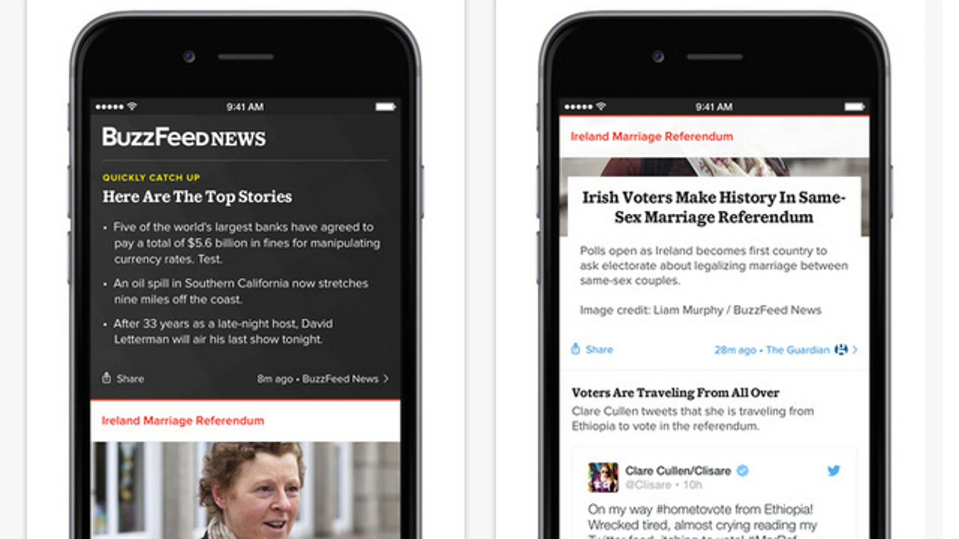 La web BuzzFeed presenta una aplicación para consultar noticias