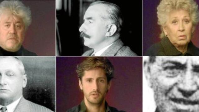 Pedro Almodóvar, Pedro Muñoz Seca, Pilar Bardem, Antonio Gascón, Juan Diego Botto y Basilio Sánchez García