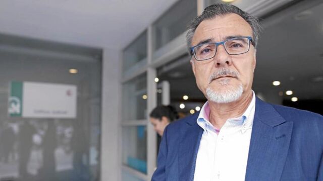 Laureano Conde, ayer, en los juzgados