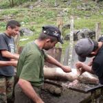 Campamento de las FARC en la selva venezolana