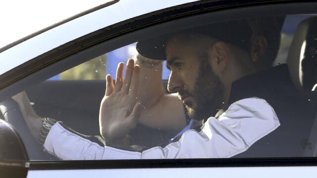 Imagen de archivo del delantero francés del Real Madrid Karim Benzema