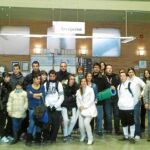 Una treintena de alumnos y profesores protestaron durante tres horas en la Casa del Reloj de Leganés