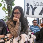 Una protesta de alumnos y empleados de la escuela de hostelería La Cónsula