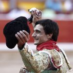 Paco Ureña, sonriente y agradecido tras triunfar en Pamplona