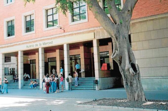 El aulario de la Merced de la Universidad de Murcia en una foto de archivo