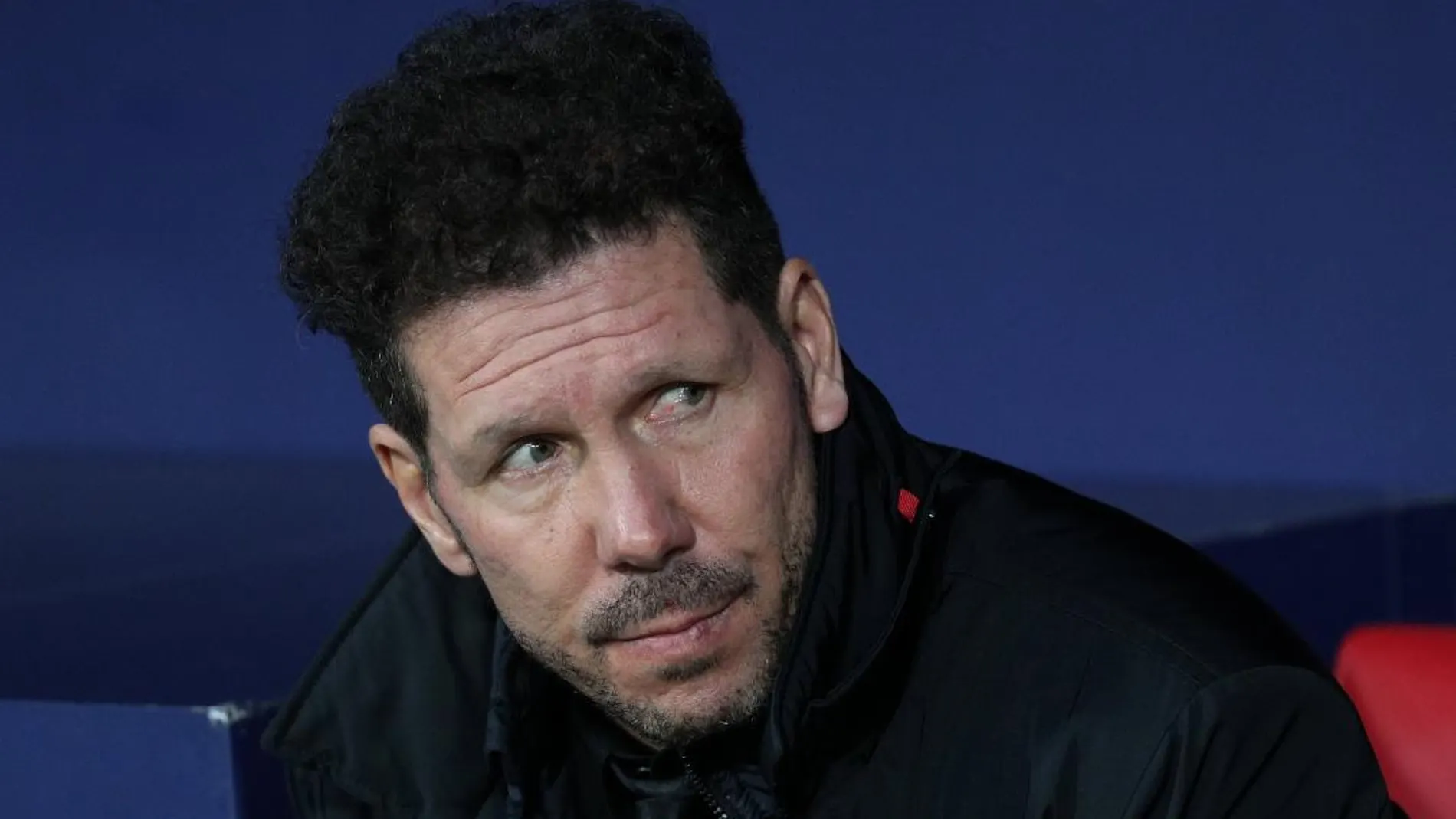 Diego Pablo Simeone durante el partido contra el Copenhague