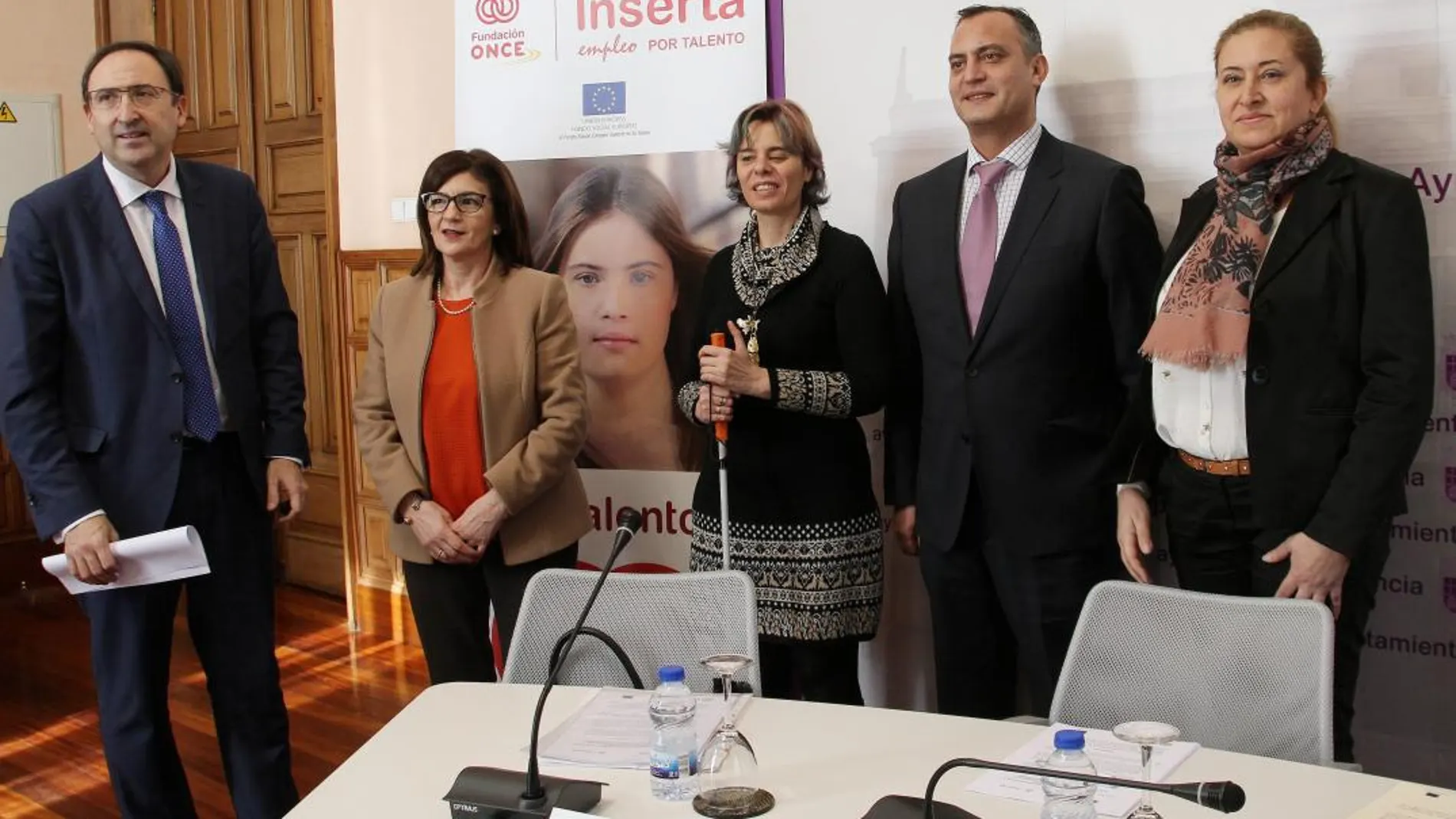 Alfonso Polanco, Begoña Grijalvo, Virginia Carcedo, Luis Ángel Pérez y Araceli de las Heras