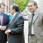 Fernández Mañueco visita la mejora de la Avenida de Portugal de Salamanca, junto a Lanzarote y Sánchez de Vega