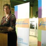 María Jesús Ruiz durante la presentación del proyecto de la Ciudad del Medio Ambiente en Madrid