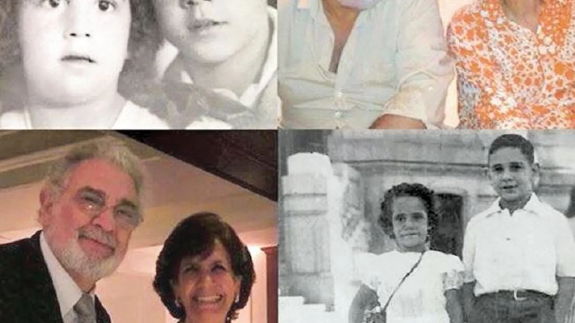 Plácido y su hermana María José estuvieron unidos desde niños, como lo demuestran estas imágenes tomadas de su Facebook