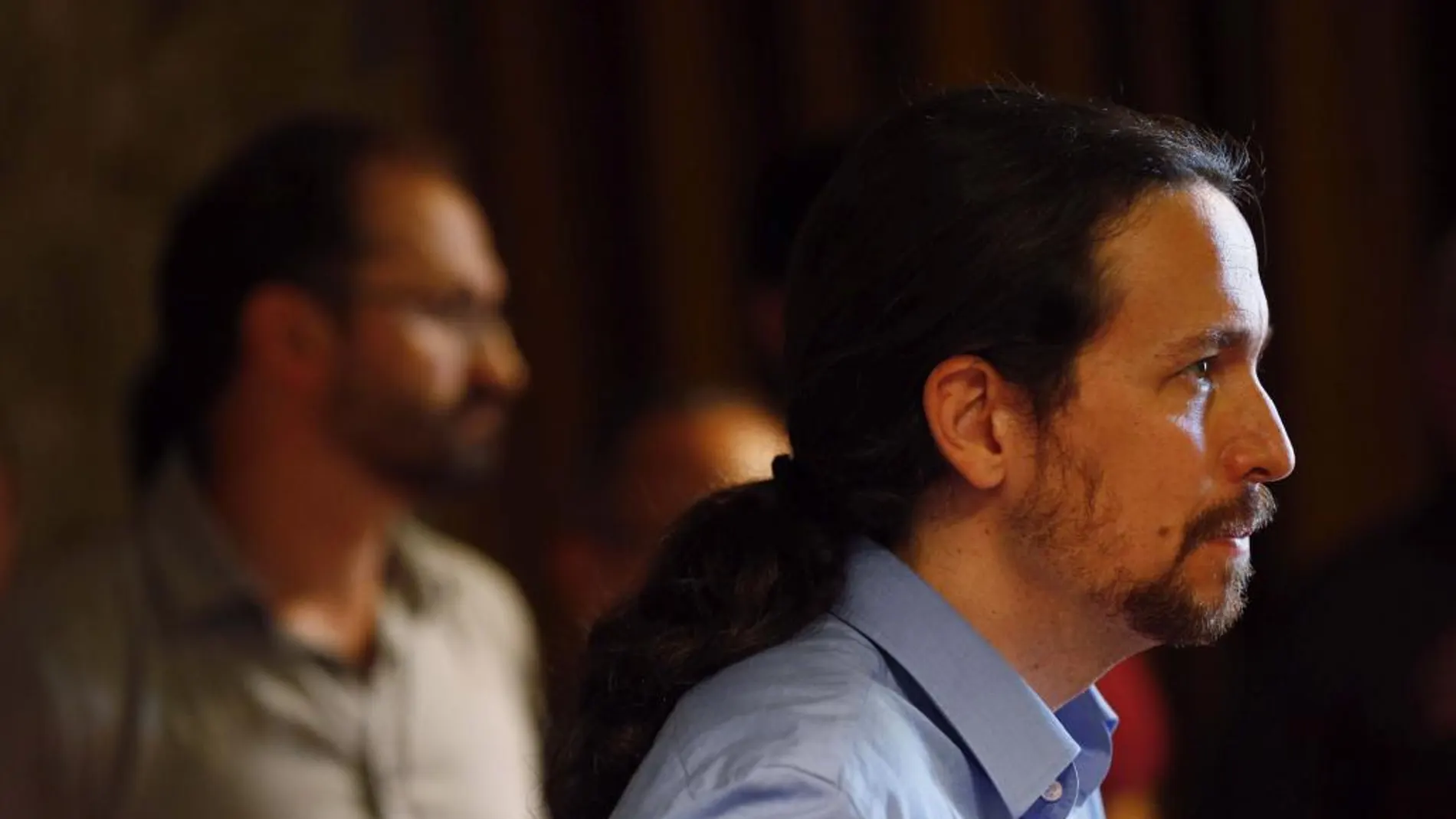 El secretario general de Podemos, Pablo Iglesias