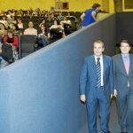 El consejero de Interior y Justicia, Alfonso Fernández Mañueco, antes de participar en las jornadas