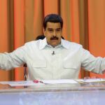 Maduro en su programa de televisión "En contacto con Maduro"