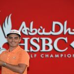 Rickie Fowler con el título de Abu Dhabi