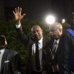 El actor Bill Cosby tras comparecer en Norristown, Pennsylvania.