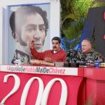 Nicolás Maduro junto a Diosdado Cabello, en un acto público en Caracas el miércoles