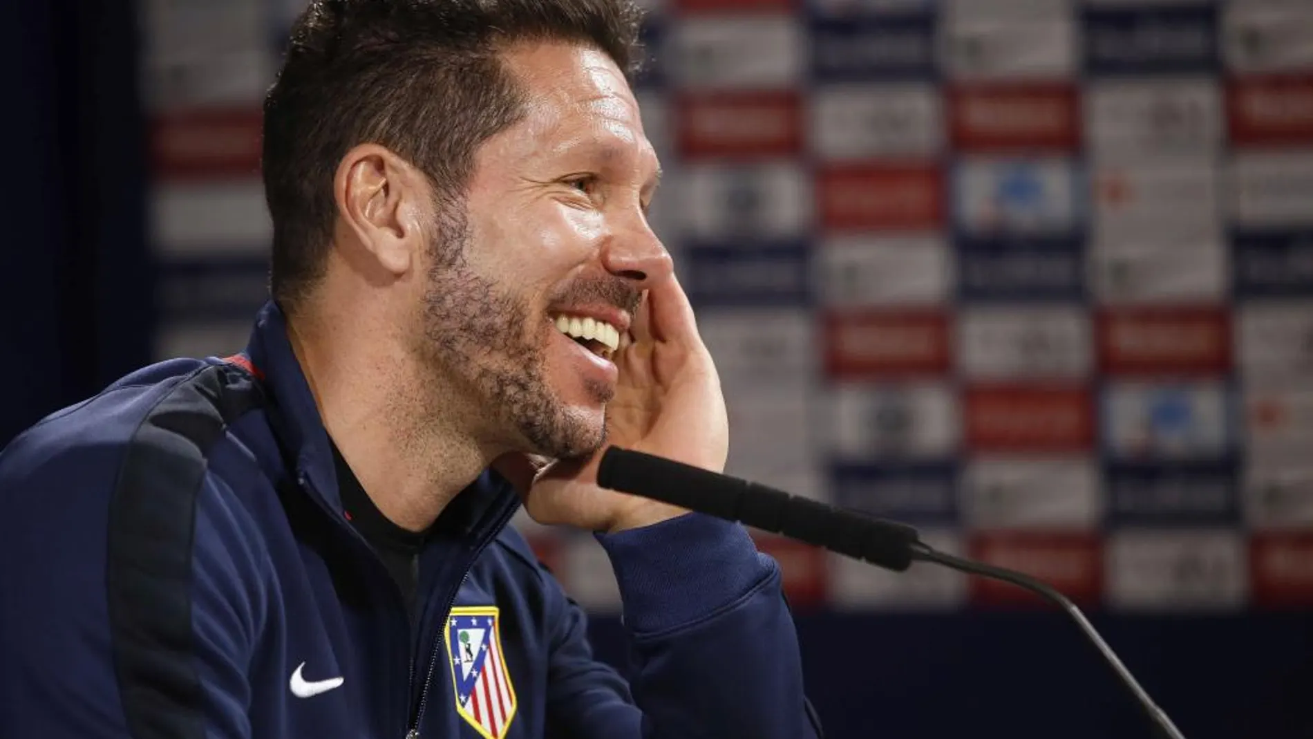 El entrenador del Atlético de Madrid, el argentino Diego Pablo Simeone.