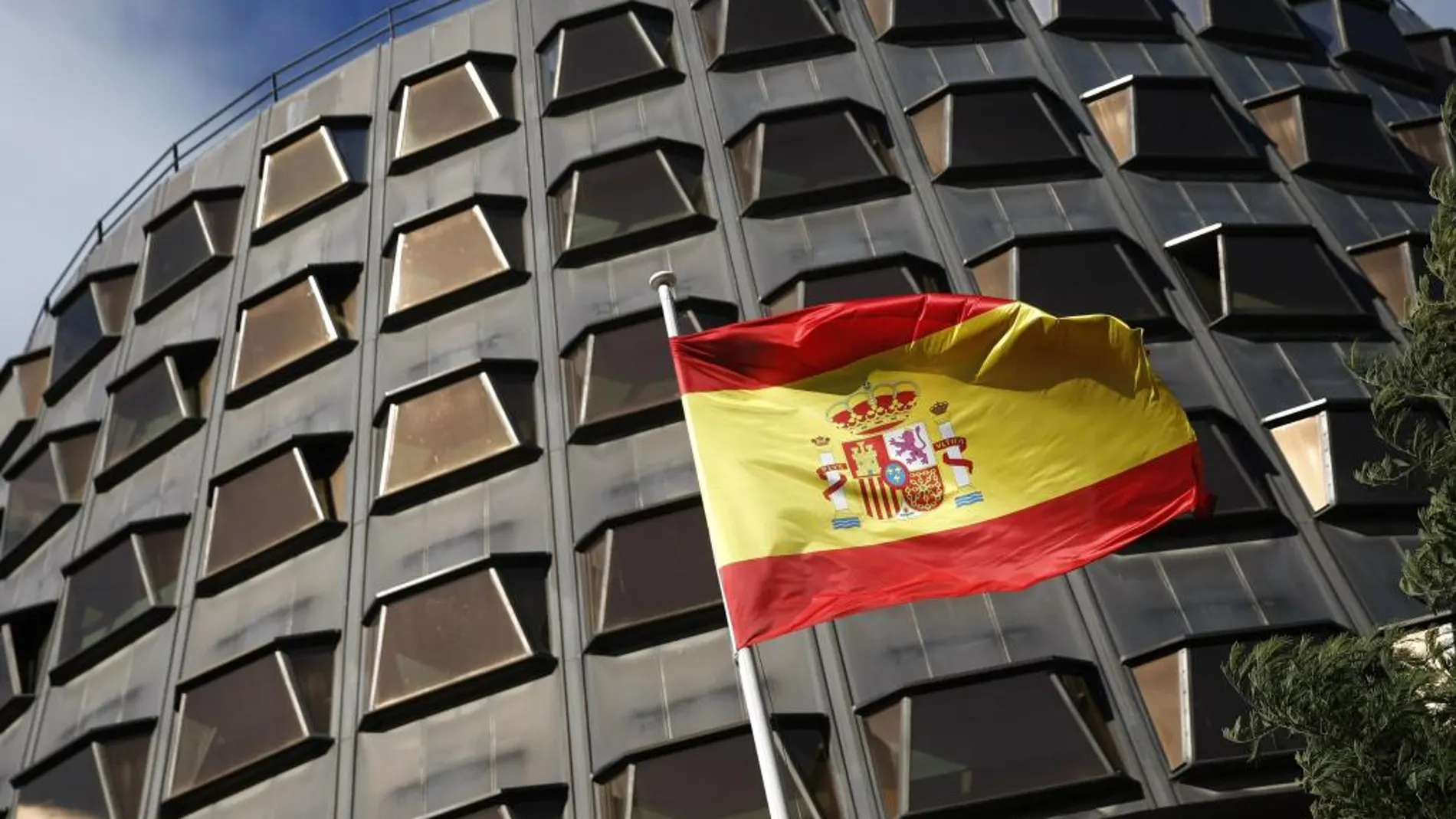 Imagen del edificio del Tribunal Constitucional en Madrid.