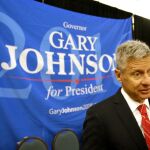 Gary Johnson habla tras ser elegido candidato del Partido Libertario.