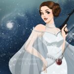 Animación de la Princesa Leia