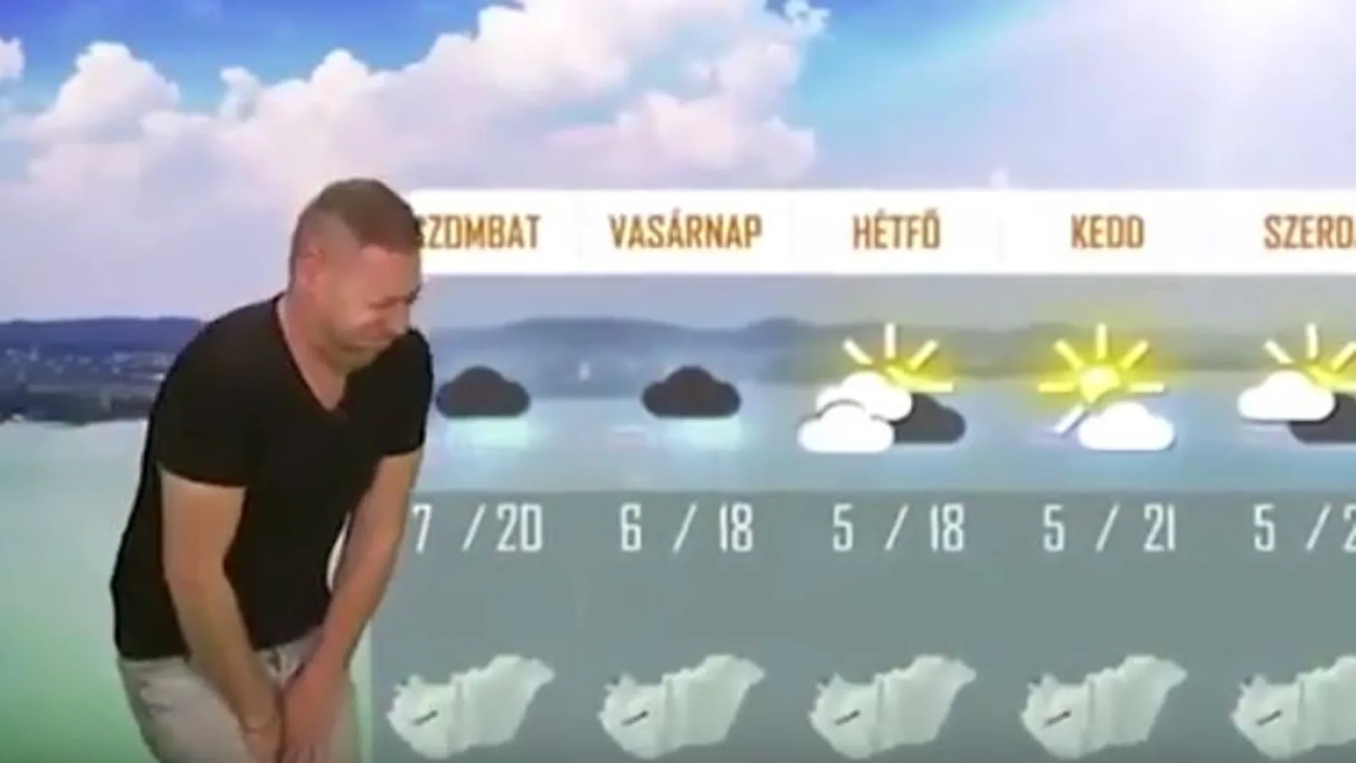 Despiden al hombre del tiempo de un canal húngaro por «expulsar» flatulencias en directo