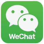 Aplicación de mensajería para móviles WeChat, un equivalente chino a WhatsApp,