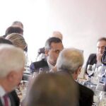 El ministro de Asuntos Exteriores, José Manuel García-Margallo, durante su encuentro ayer en Elche con empresarios