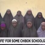 Imagen del vídeo enviado por Boko Haram