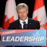EL primer ministro de Canadá, Stephen Harper