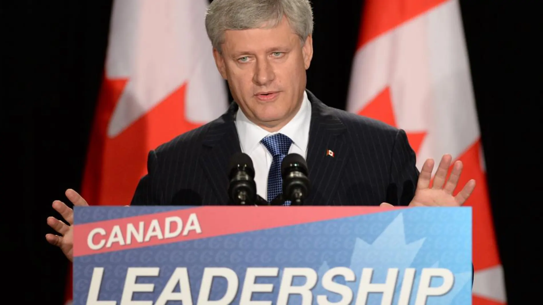 EL primer ministro de Canadá, Stephen Harper