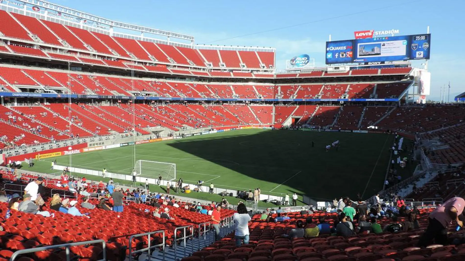 Imagen del Levi's Stadium de San Francisco, escenario del partido inaugural el 3 de junio