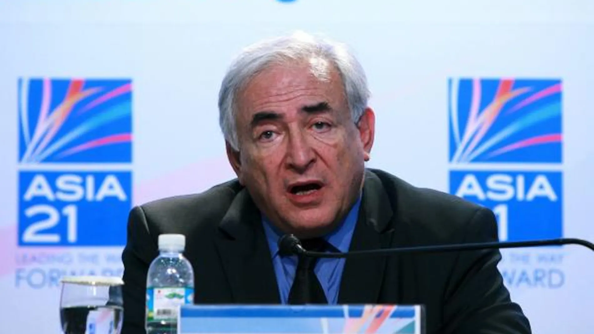 El director del FMI, Dominique Strauss-Kahn