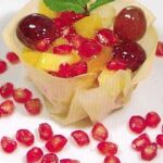 Operación biKini: escalopines con alcaparras y macedonia de frutas