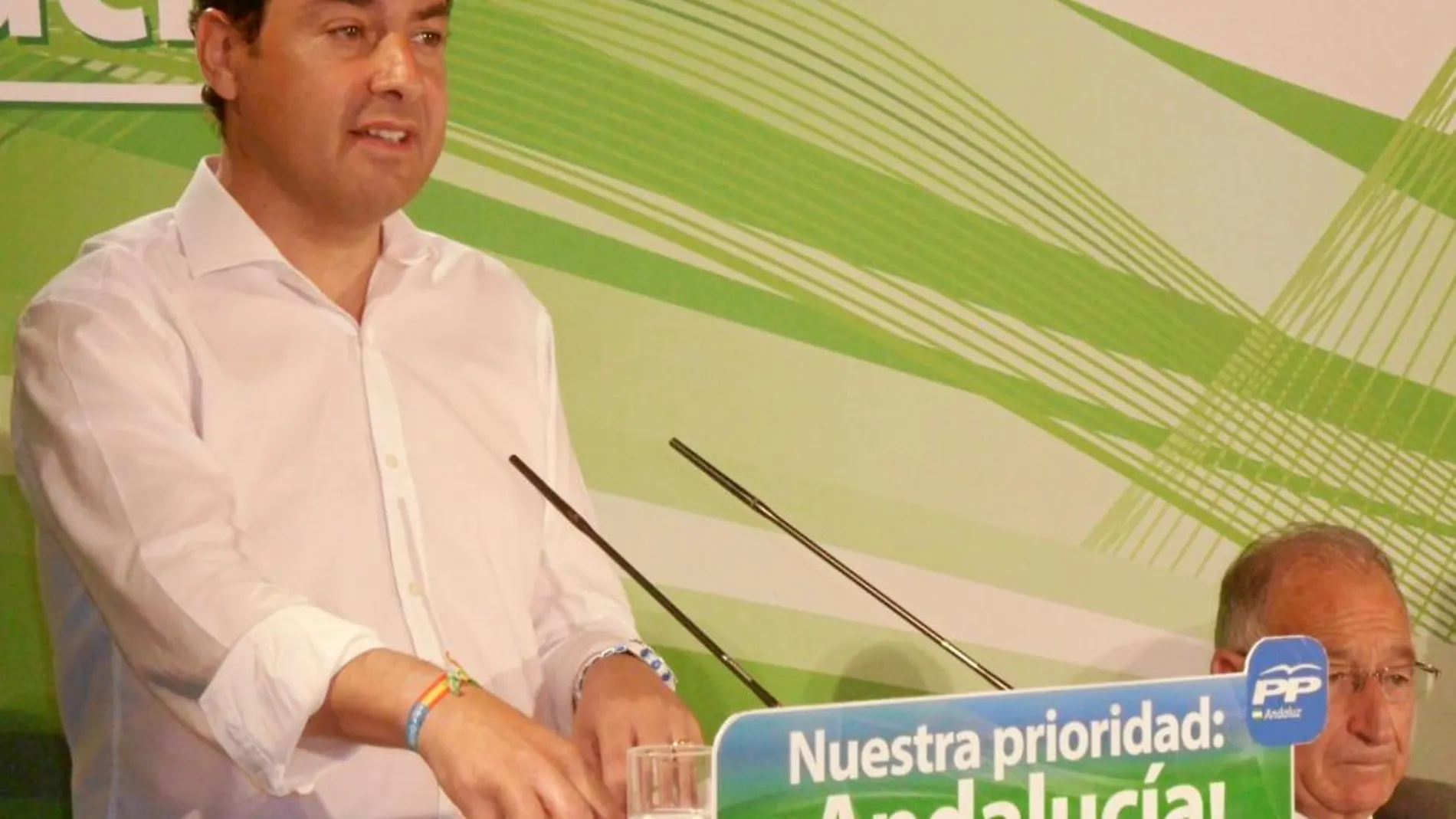 El presidente del Partido Popular de Andalucía, Juanma Moreno