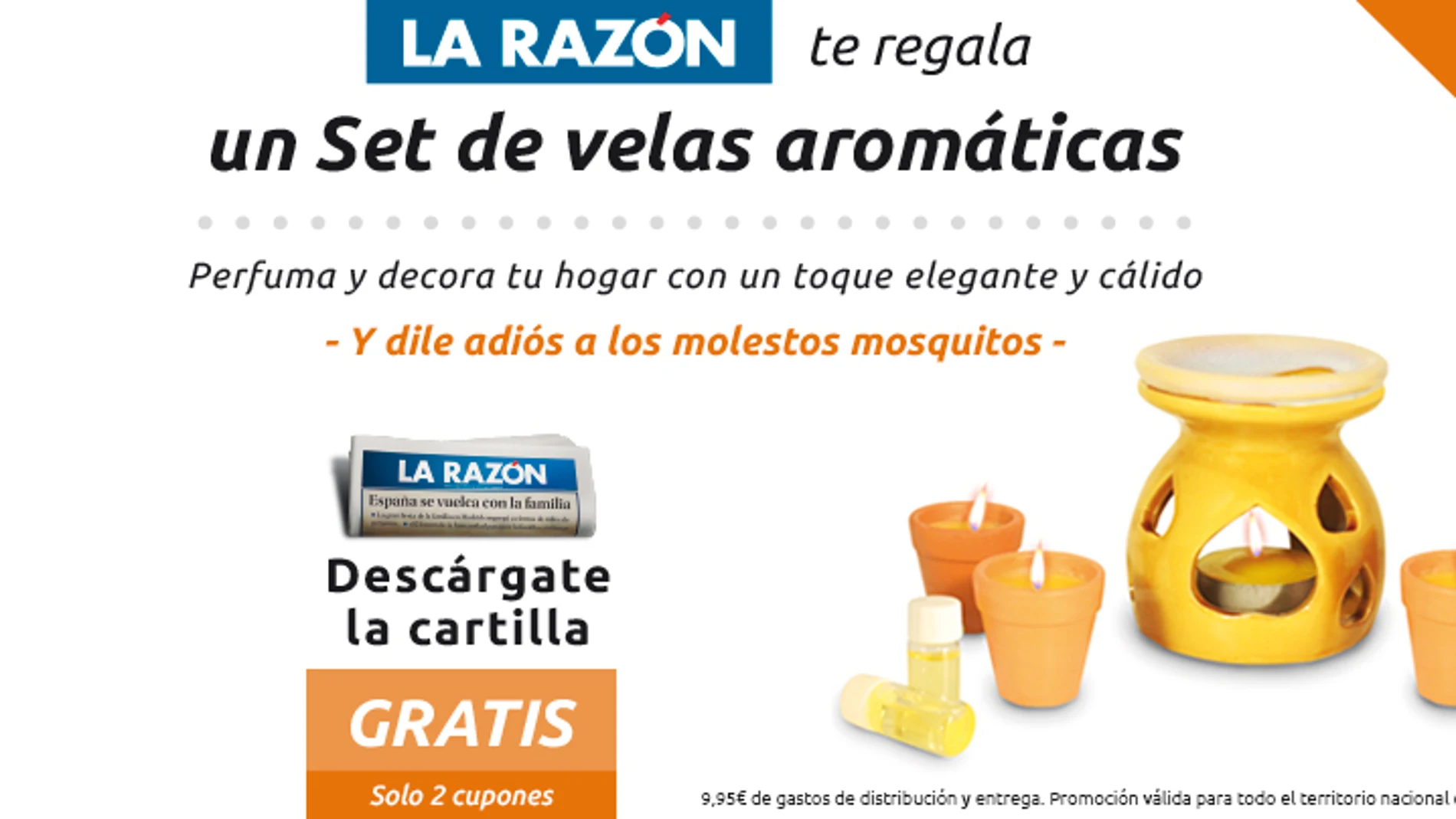 Set de velas aromáticas