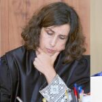 Rocío Martín, Eleonor Moyá y Samantha Romero (de izda. a dcha.), las tres magistradas que integran el tribunal del «caso Nóos»