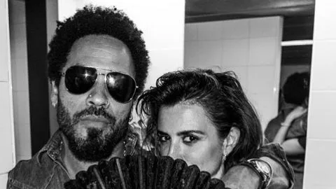 Penélope Cruz, una fan de lujo para Lenny Kravitz