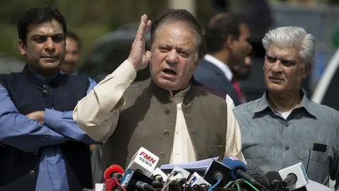 El ex primer ministro Nawaz Sharif, en una imagen de archivo