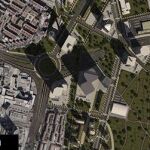 El proyecto planea la separación de los distintos movimientos de tráfico a través de distintos niveles a la altura de las cuatro torres de forma que el cierre de la M-30 sería efectivo con los accesos a los barrios.