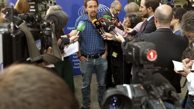 El secretario general de Podemos, Pablo Iglesias